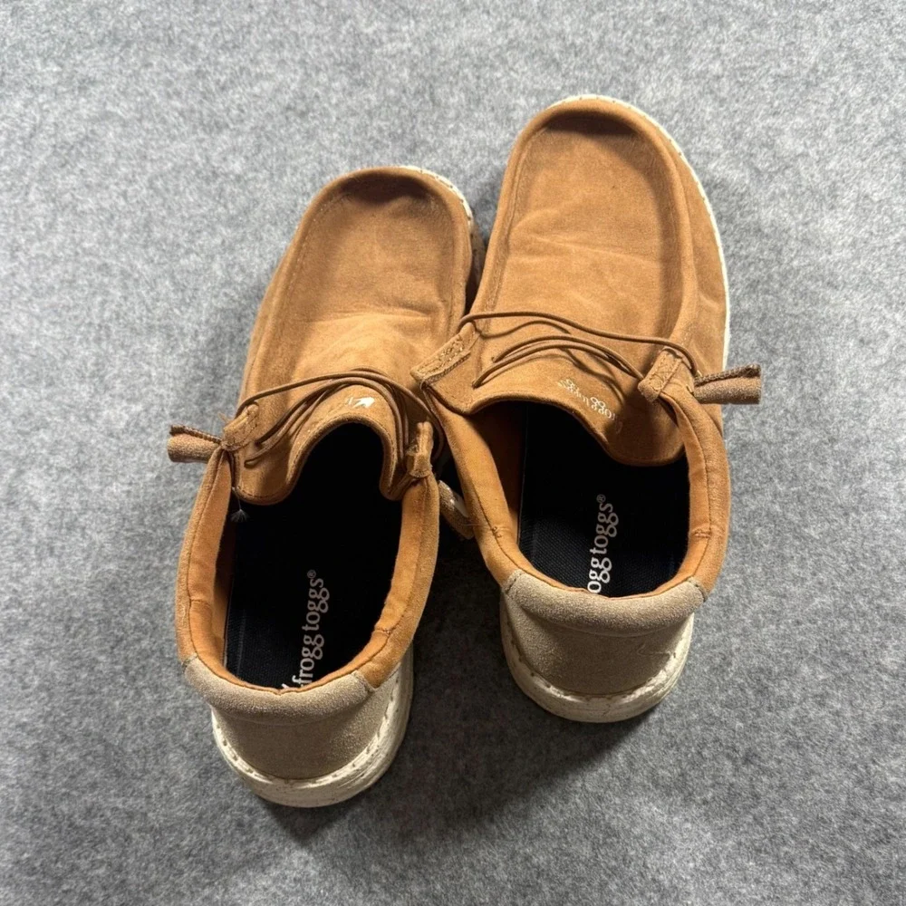 Frogg Toggs Loafers Mens Size 10 Tan Excellent Slip On Moc Toe 4JV112-330